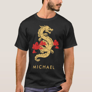 Chinesischer Neujahrsdrache 2024 Personalisiert T-Shirt