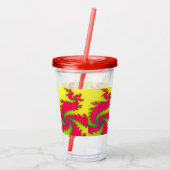 Chinesischer Neujahrsdrache Acryltrinkbecher (Rückseite)