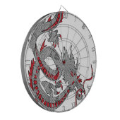 Chinesischer Neujahrsdrache Dartscheibe (Vorderseite Links)