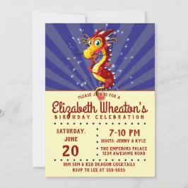 Chinesischer Neujahrsdrache Einladung