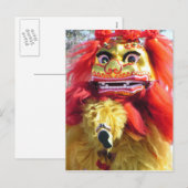 Chinesischer Neujahrsdrache Feiertagspostkarte (Vorne/Hinten)