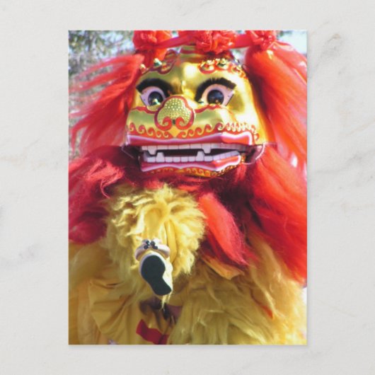 Chinesischer Neujahrsdrache Feiertagspostkarte (Vorderseite)