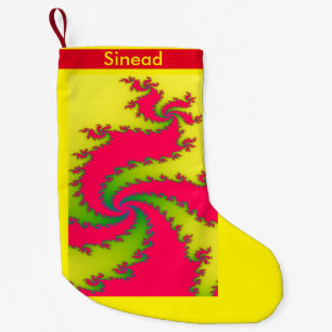 Chinesischer Neujahrsdrache Fraktal Custom Strumpf Kleiner Weihnachtsstrumpf