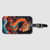 Chinesischer Neujahrsdrache Gepäckanhänger (Vorderseite (Horizontal))