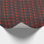 Chinesischer Neujahrsdrache Geschenkpapier (Ecke)