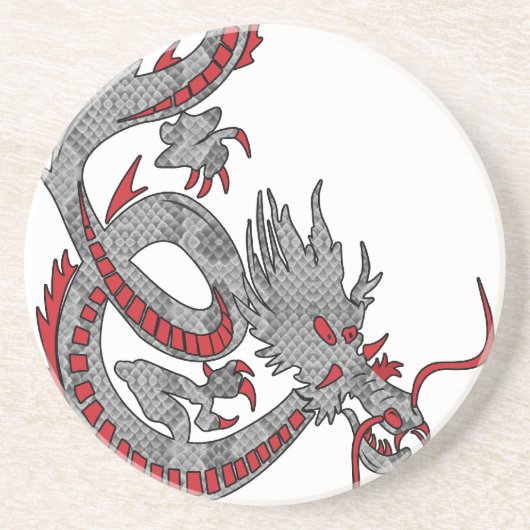 Chinesischer Neujahrsdrache Getränkeuntersetzer (Vorne)