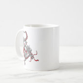 Chinesischer Neujahrsdrache Kaffeetasse (Vorderseite Links)