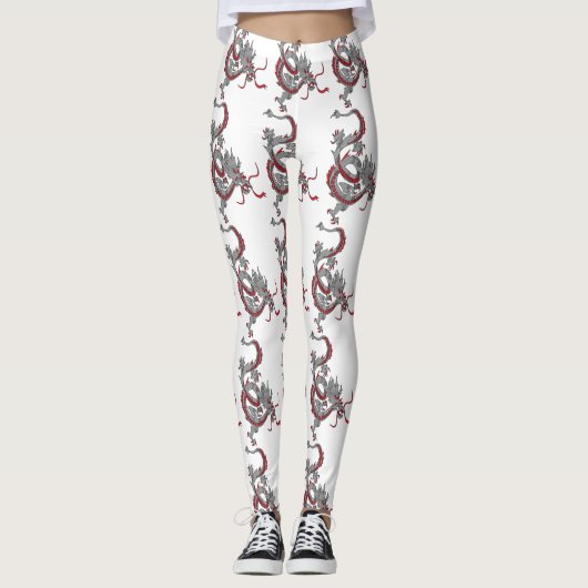 Chinesischer Neujahrsdrache Leggings (Vorderseite)