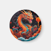 Chinesischer Neujahrsdrache Magnet (Vorne)