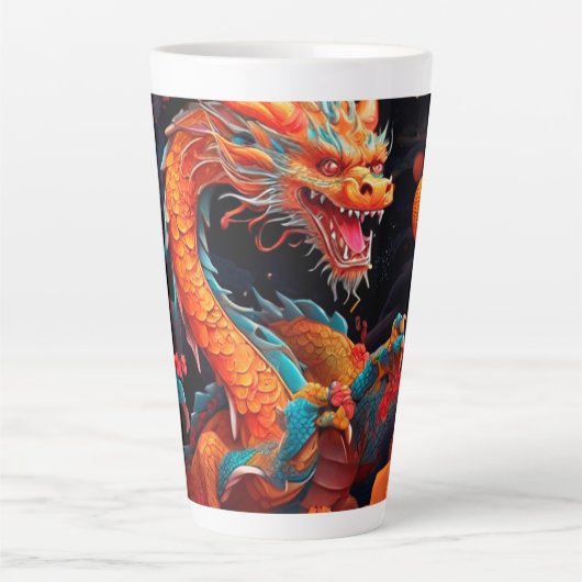 Chinesischer Neujahrsdrache Milchtasse (Vorderseite)