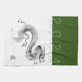 Chinesischer Neujahrsdrache Originalmalerei KT Geschirrtuch (Horizontal)