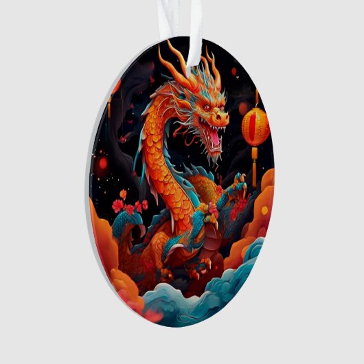 Chinesischer Neujahrsdrache Ornament (Vorderseite)