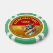 Chinesischer Neujahrsdrache personalisiertes Foto  Pokerchips (Einzeln)