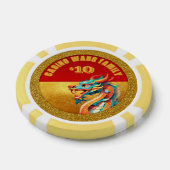 Chinesischer Neujahrsdrache personalisiertes Foto  Pokerchips (Einzeln)