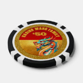 Chinesischer Neujahrsdrache personalisiertes Foto Pokerchips (Einzeln)
