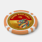 Chinesischer Neujahrsdrache personalisiertes Foto  Pokerchips (Einzeln)