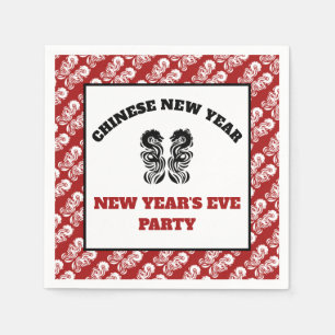 Chinesischer Neujahrsdrache Serviette