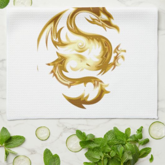 Chinesischer Neujahrsdrache Thunder_Cove Geschirrtuch (Gefaltet)