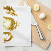 Chinesischer Neujahrsdrache Thunder_Cove Geschirrtuch (Viertel Falte)