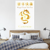 Chinesischer Neujahrsdrache Thunder_Cove Leinwanddruck (Insitu (Schlafzimmer))