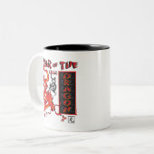 Chinesischer Neujahrsdrache Zweifarbige Tasse (Vorderseite Links)