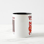 Chinesischer Neujahrsdrache Zweifarbige Tasse (Mittel)