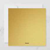 Chinesischer Neujahrsdrachenschnitt 2024 SqFC Feiertagskarte (Rückseite)