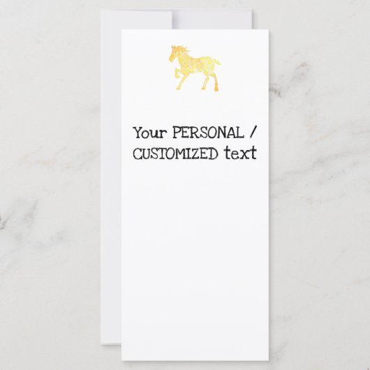 Chinesischer Neujahrsfest 2026 Gold HORSE 中 国 传 统  (Rückseite)