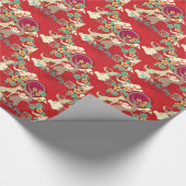 chinesischer Neujahrshund Geschenkpapier (Ecke)