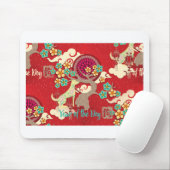 chinesischer Neujahrshund Mousepad (Mit Mouse)