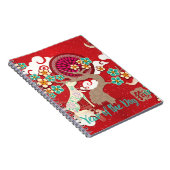 chinesischer Neujahrshund Notizblock (Rechte Seite)