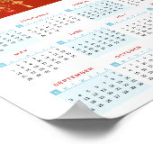 Chinesischer Neujahrskalender 2023 Poster (Ecke)