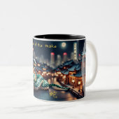 Chinesischer Neujahrsnacht 2025 Geburtstag M1 Zweifarbige Tasse (VorderseiteRechts)