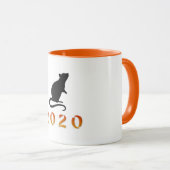 Chinesischer Neujahrsrat 2020 Tasse (VorderseiteRechts)