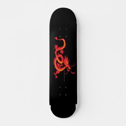 Chinesischer Neujahrsroter Drache Skateboard (Vorne)