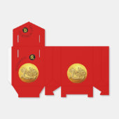 Chinesischer Neujahrsroter Goldener Drache 2024 TF Geschenkschachtel (Ungefaltet)