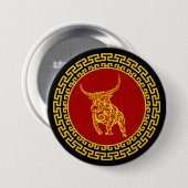 Chinesischer Neujahrsschmuck Button (Vorne & Hinten)