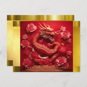 Chinesischer New Year Dragon 2024 HPostC Feiertagspostkarte