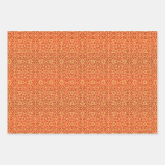 Chinesischer New Year Dragon dekoriert Muster 3WPS Geschenkpapier Set (Vorderseite 2)