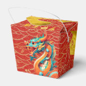 Chinesischer New Year Dragon dekoriert Muster TOFB Geschenkschachtel (Rückseite)