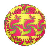 Chinesischer New Year Dragon Fraktal Baseball (Vorderseite Links)