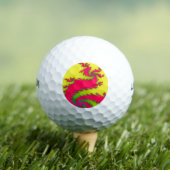 Chinesischer New Year Dragon Fraktal Golf Ball (Insitu T-Shirt)