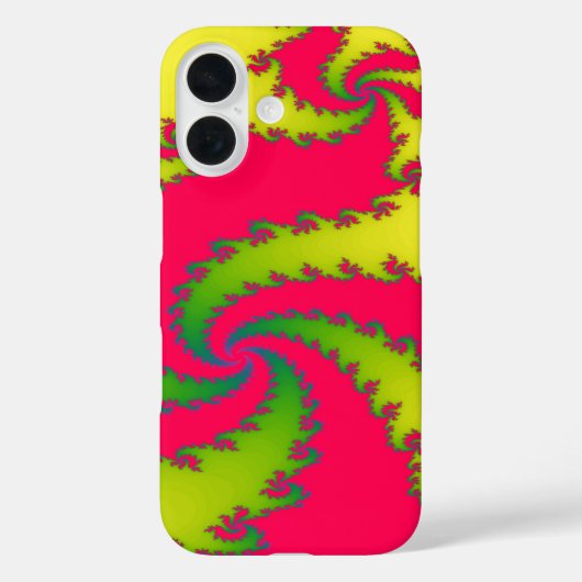 Chinesischer New Year Dragon Fraktal iPhone Case (Rückseite)