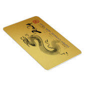 Chinesischer New Year Dragon Original Painting Gol Magnet (Rechte Seite)