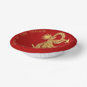 Chinesischer New Year Dragon Papier geschnitten Fa Pappteller (Gewinkelt)