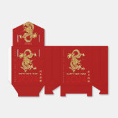 Chinesischer New Year Dragon Papier-Schnitt Name Z Geschenkschachtel (Ungefaltet)
