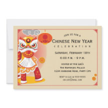 Chinesischer New Year Lion Dancer