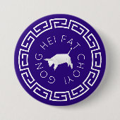 Chinesischer New Year Origami Ox Button (Vorderseite)