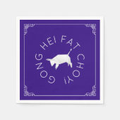 Chinesischer New Year Origami Ox Serviette (Vorderseite)