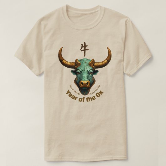 Chinesischer "Ox"-T - Shirt (Design vorne)